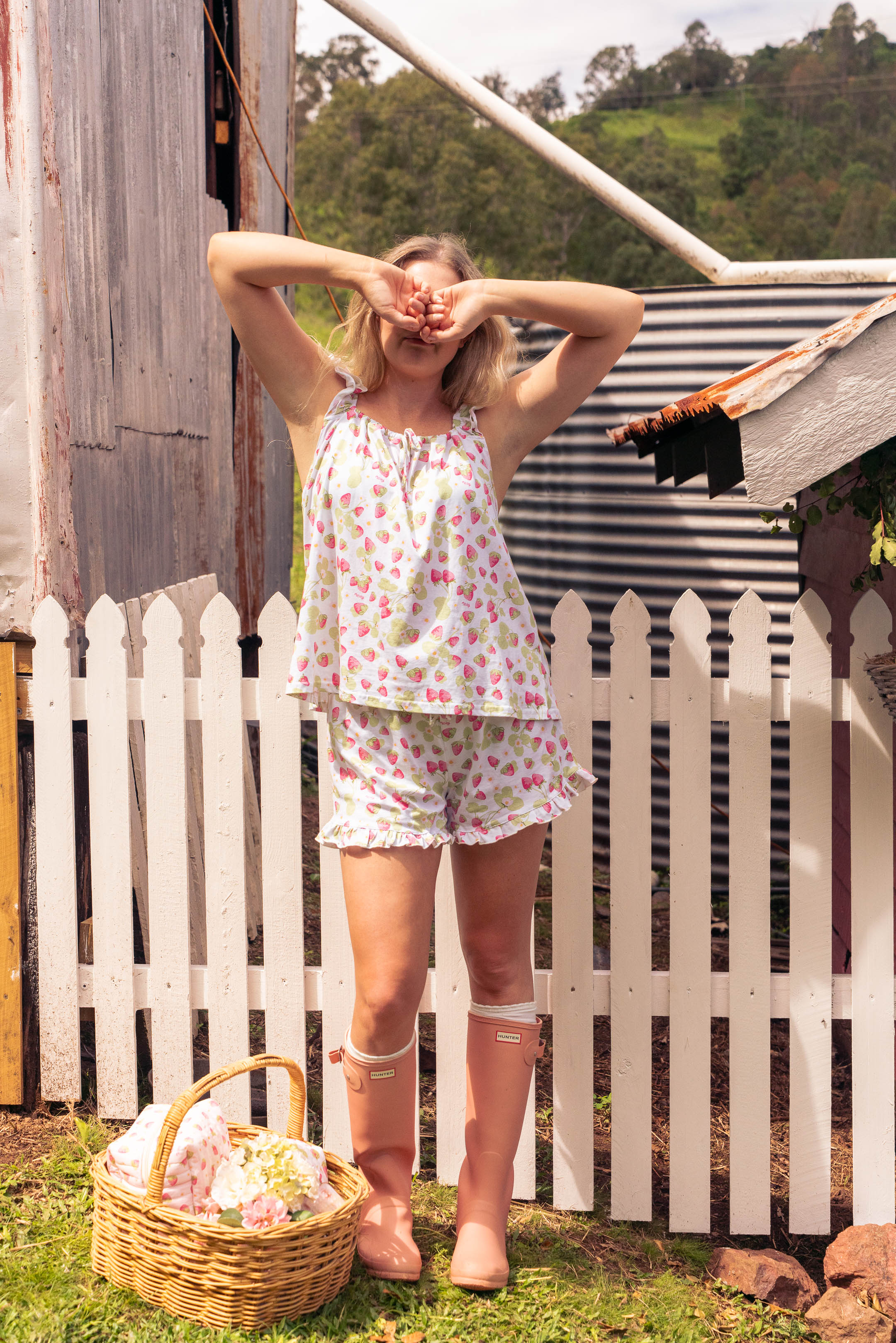 Ruffle PJ Set - Organic Cotton Jersey - Sofia - Image 3